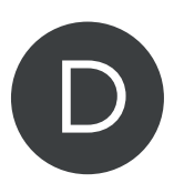 the letter D