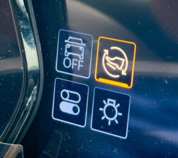 photo of screen with one pedal driving selected